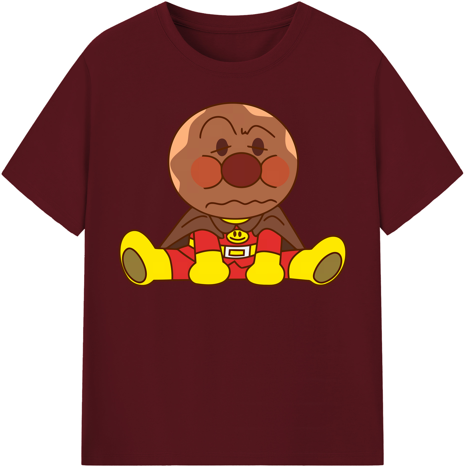 （画像用） アンパンマン Anpanman 綿100％半袖Tシャツ（フロントプリント）